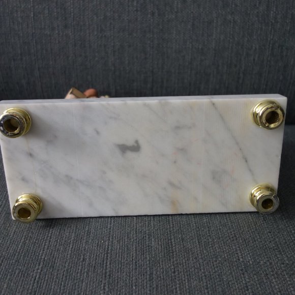 Vintage Ruhla Clock Made in Germany on base with German Figurine - Picture 14 of 16